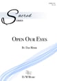 Open Our Eyes SATB choral sheet music cover